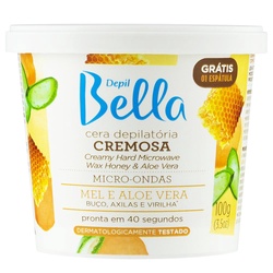 Cera DepilatÓria Depil Bella Micro Mel E Aloe Vera 100g
