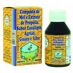 Xarope Natus Minas Composto De Mel,prÓpolis,eucalipto,agriÃo,guaco E Alho 140g