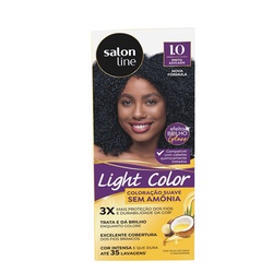 Tintura Light Color Kit 1.0 Preto Azulado