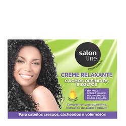Creme Relaxante Salon Line Cachos Soltos E Definidos 200g
