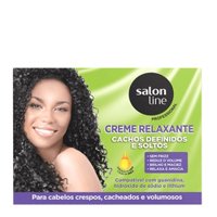 Creme Relaxante Salon Line Cachos Soltos E Definidos 200g
