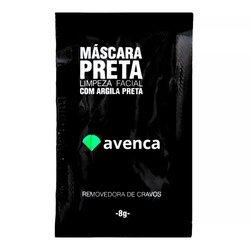 MÁscara Avenca Argila Preta SachÊ 8g