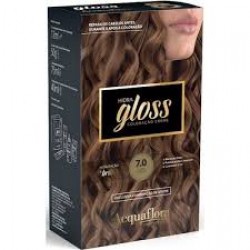 Tintura Acquaflora Color Kit 7.0 Louro Natural