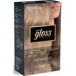 Tintura Acquaflora Color Kit 8.1 Louro ClÁssico Acizentado