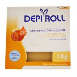 Cera DepilatÓria Depiroll Quente Tradicional 1kg
