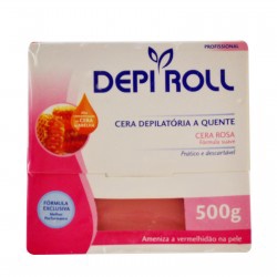 Cera DepilatÓria Depiroll Quente Rosa 500g