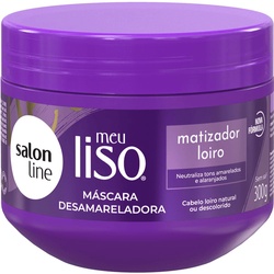 MÁscara Capilar Salon Line Meu Liso Loiro Matizado 300ml
