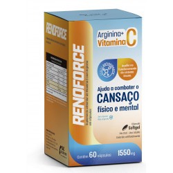 Renoforce Arginina + Vitamina C 60cps