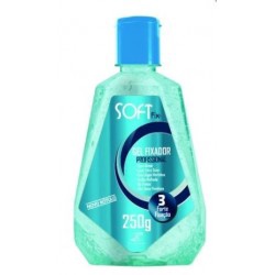 Gel Fixador Softfix B.a Fliptop Azul 250g
