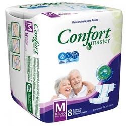 Fralda Confort Master Regular M 8un