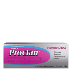 Proctan Pomada 25g + 6 Aplicadores