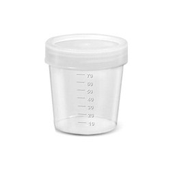 Coletor Universal Translucido Com Tampa Verde 3b 80ml