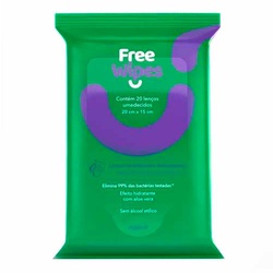 LenÇo Umedecido Free Wipes 20un