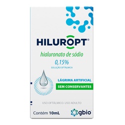 Hiluropt Hialuronato De SÓdio 1,5mg/ml 10ml