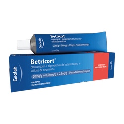 Betricort 20mg + 0,64mg + 2,5mg Pomada 30g