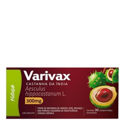 Castanha Da India 300mg 30cpr Natulab
