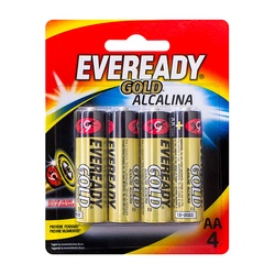 Pilha Eveready Alcalina Gold Pq 4un