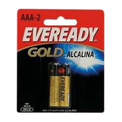 Pilha Eveready Alcalina Gold Palito 2un