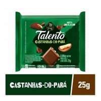 Chocolate Talento Leite E Castanha Do ParÁ 25g