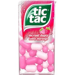 Bala Tic Tac Morango 14,5g