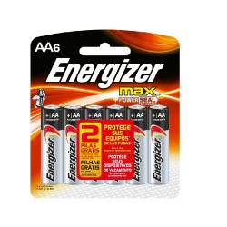 Pilha Energizer Max Pq Aa4 6un