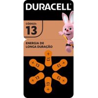 Pilha Duracell Para Aparelho Auditivo 13 6un