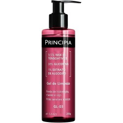 Gel De Limpeza Principia 9,5% Mix De Tensoativos + 30% Glicerina + 1% Extrato De AlgodÃo Gl-03 200g