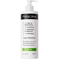 LoÇÃo Hidratante Principia Lh-02 11% Mix De Emolientes + 5% Glicerina + 1% Manteiga De Abacate + 1% Pantenol 500ml