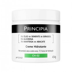Creme Hidratante Principia Ch-02 5% Óleo De Semente De Girassol 5% Glicerina 3% Manteiga De Abacate 454g