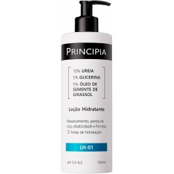 LoÇÃo Hidratante Principia Lh-01 10% Urea + 5% Glicerina + 5% Óleo Semente De Girassol 500ml