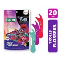 Fio Dental Gum Flossers Trolls 20un