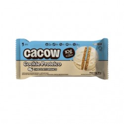 Coockie Cacow Proteico Chocolate Branco 40g