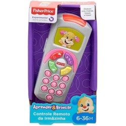 Brinquedo Controle Remoto Aprender E Brincar Rosa Ref.dlh42