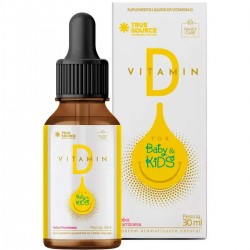 Vitamin D Baby E Kids Sabor Framboesa 30ml True Source
