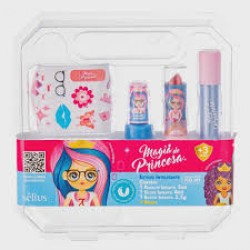 Estojo SÉllus Magia De Princesa Esmalte6,5ml+batom3,5+gloss4