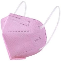 MÁscara DescartÁvel Bellavita Kn95 3d Rosa 1un