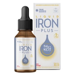 Iron Plus Liquido For Kids Sabor Morango 30ml True Source