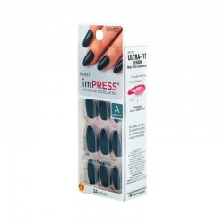 Unhas Kiss New York Impress Amendoada Emerald Bipam519br