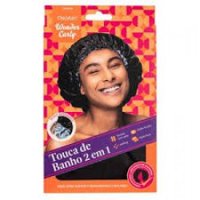 Touca De Banho Proart Prime 2em1 Preto E Azul