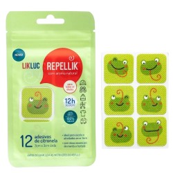 Adesivos Repelentes Repellik Citronela 12h ProteÇÃo 12un