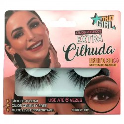 CÍlios PostiÇos That Girl 3d Extra Cilhuda Rosa