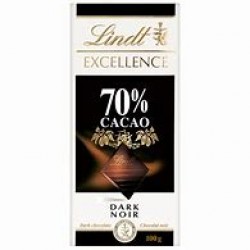 Chocolate Lindt Excellence 70% Cacau Intense Dark 100g