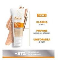 Avene F Fps70 Mat Perfect Fuido Clareador Clara 40g
