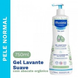 Mustela Gel Lavante Suave Pele Normal BebÊ 750ml