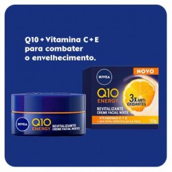 Creme Facial Nivea Antissinais Q10 Noite Energy 50g