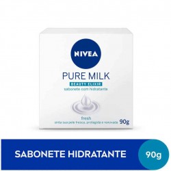 Sabonete Nivea Pure Milk Fresh 90g