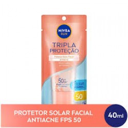 Protetor Solar Nivea Sun F Fps50 Triple Protect Antiacne 40ml