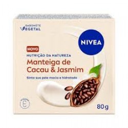 Sabonete Nivea Vegetal Manteiga De Cacau E Jasmim 80g