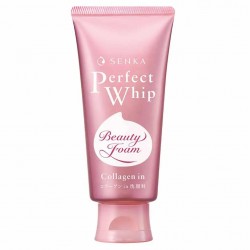 Espuma De Limpeza Facial Senka Perfect Whip Beauty Foam Collagen In 120g