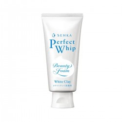 Espuma De Limpeza Facial Senka Perfect Whip Beauty Foam White Clay 120g